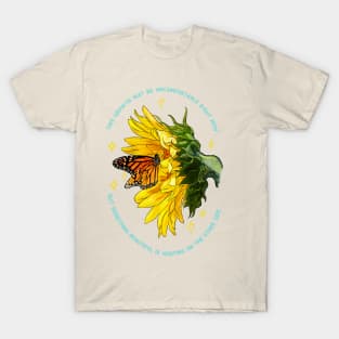 This Growth May Be Uncomfortable But Something Beautiful Is Waiting T-Shirt